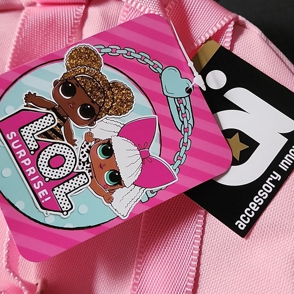 Lol‎ Queen Kitty Pink Sequin Cat Backpack